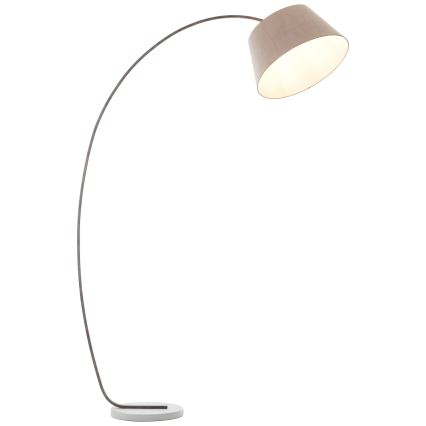 Brilliant - Stehleuchte BROK 1xE27/60W/230V taupe