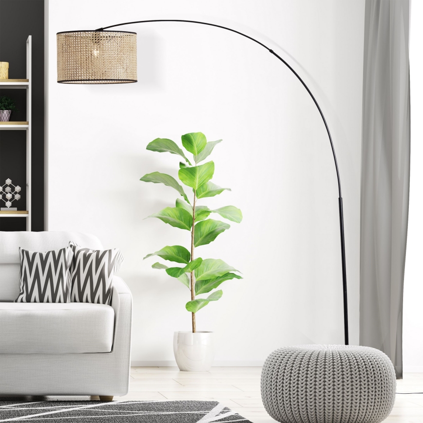 Brilliant - Stehleuchte WILEY 1xE27/60W/230V schwarz/beige