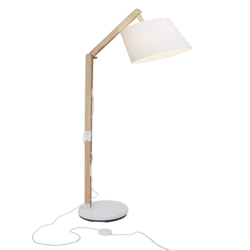 Brilliant - Tischleuchte CARLYN 1xE27/60W/230V beige/weiß