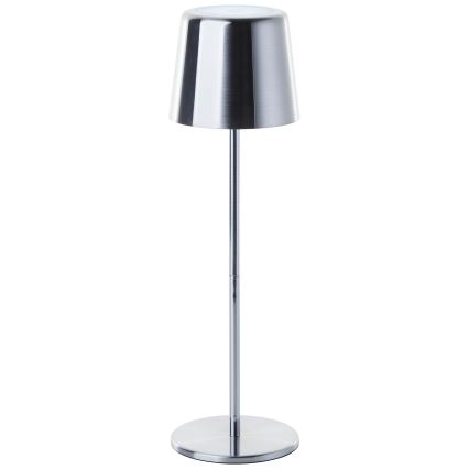 Brilliant - LED dimmbare Touch-Außenleuchte XAANA LED/4W/5V 3000/4000/6500K 2600 mAh IP44 glänzender Chrom
