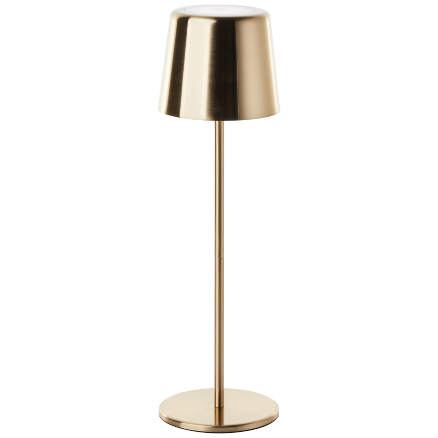 Brilliant - LED dimmbare Touch-Außenleuchte XAANA LED/4W/5V 3000/4000/6500K 2600 mAh IP44 gold