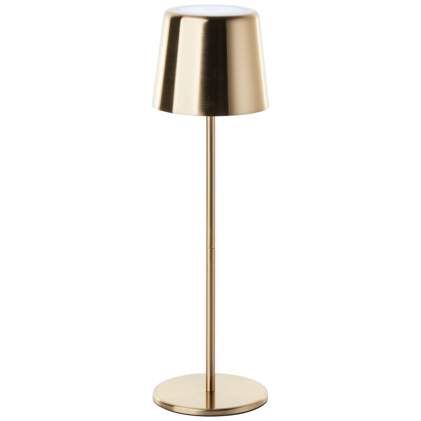 Brilliant - LED dimmbare Touch-Außenleuchte XAANA LED/4W/5V 3000/4000/6500K 2600 mAh IP44 gold