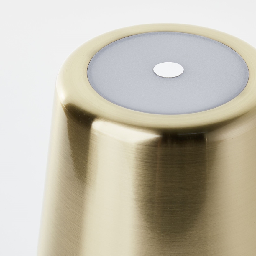Brilliant - LED dimmbare Touch-Außenleuchte XAANA LED/4W/5V 3000/4000/6500K 2600 mAh IP44 gold