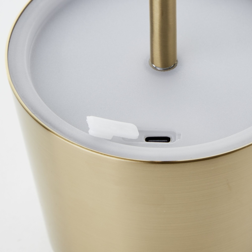 Brilliant - LED dimmbare Touch-Außenleuchte XAANA LED/4W/5V 3000/4000/6500K 2600 mAh IP44 gold
