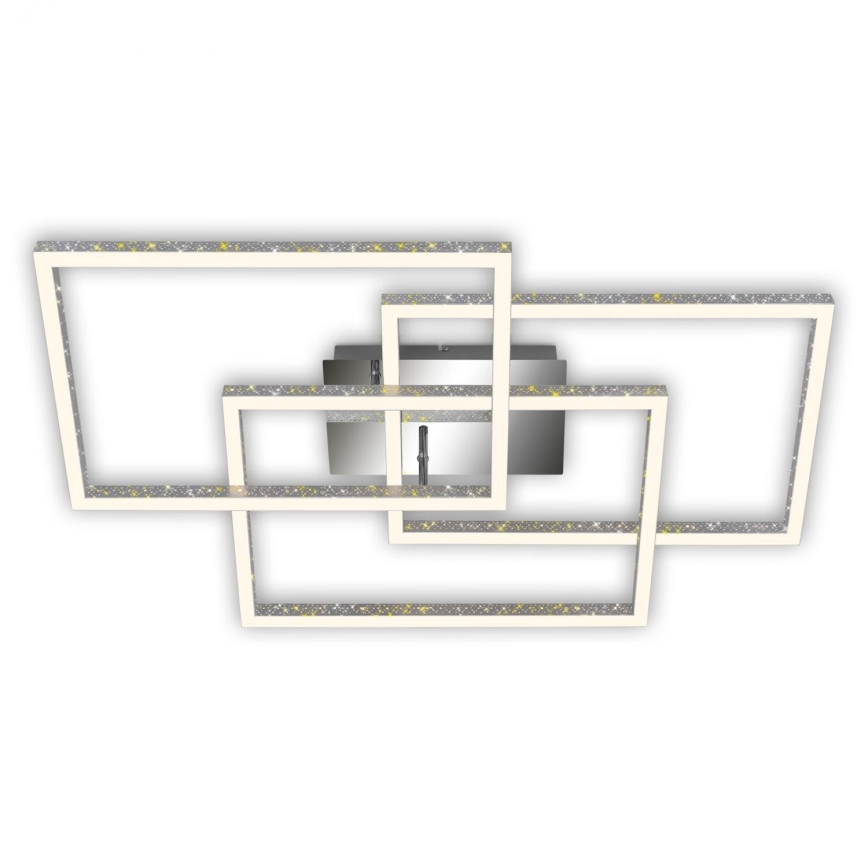 Brilo - Dimmbare LED-Deckenleuchte FRAME LED/57W/230V 3000K matt Chrom