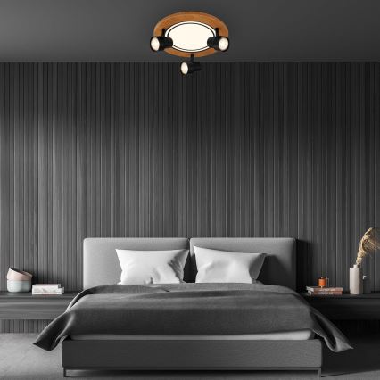Brilo - LED Deckenleuchte LED/12W/230V + 3xGU10/9W 3000K