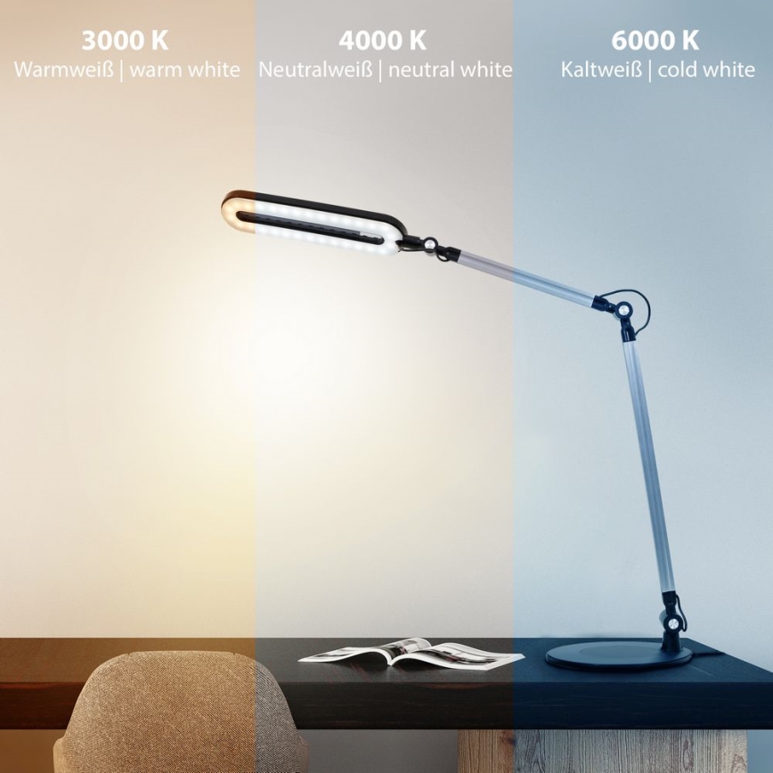 Brilo - LED dimmbare Touch-Tischlampe LED/6,6W/230V 3000/4000/6000K