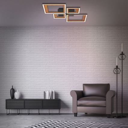Brilo - LED dimmbare Deckenleuchte FRAME LED/38W/230V
