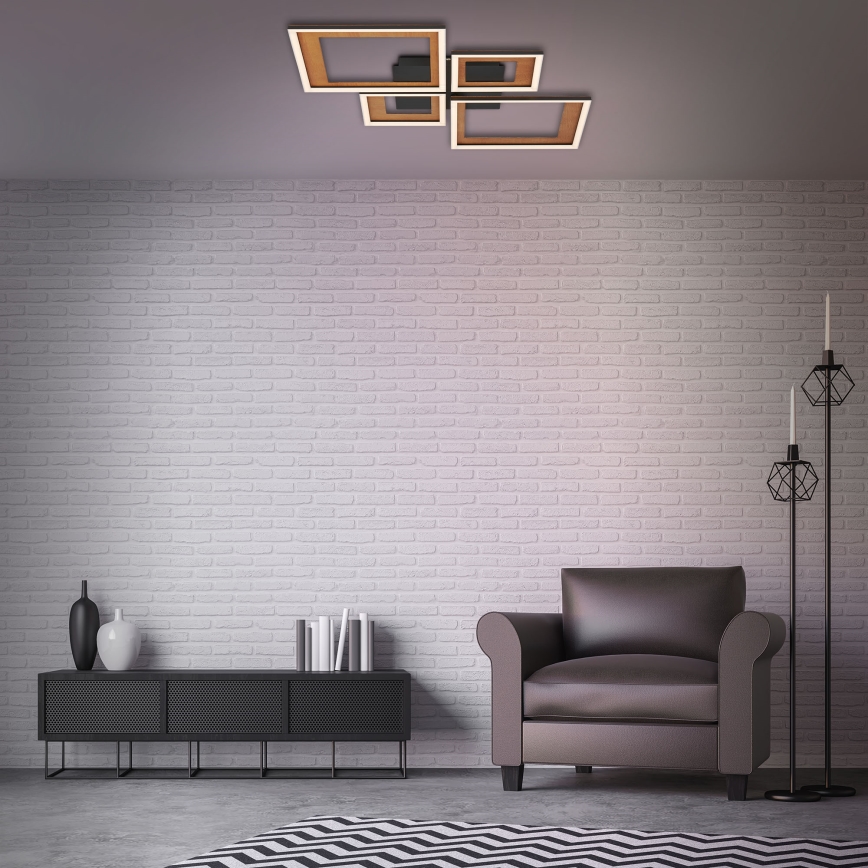 Brilo - LED dimmbare Deckenleuchte FRAME LED/38W/230V