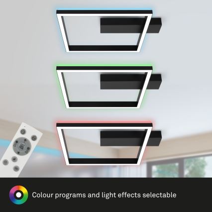 Brilo - LED RGBW dimmbare Deckenleuchte FRAME LED/18W/230V 2700-6500K + Fernbedienung