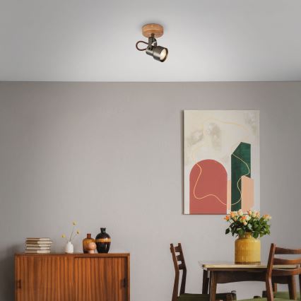 Brilo - LED-Spot TAHUN 1x GU10/5W/230V braun