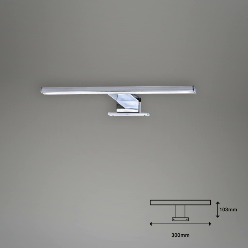 Briloner 2104-018 - LED Badezimmerspiegelbeleuchtung DUN LED/5W/230V 30 cm IP44
