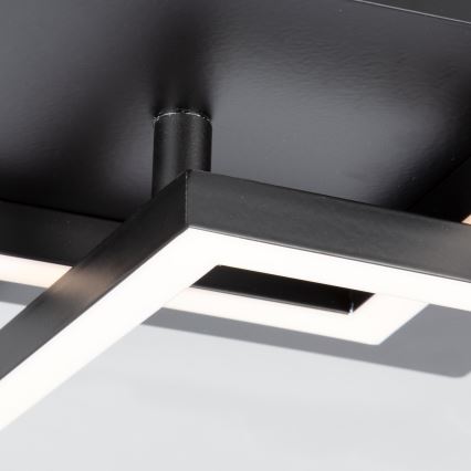 Briloner 3210-015 - LED dimmbare Deckenleuchte FRAME 2xLED/11W/230V schwarz
