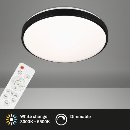 Briloner 3430-015 - LED dimmbare Deckenleuchte MANNY LED/48W/230V mit Fernbedienung