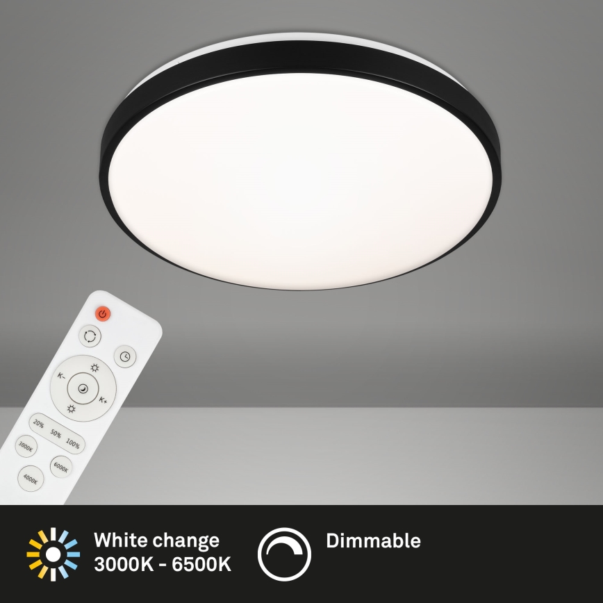 Briloner 3430-015 - LED dimmbare Deckenleuchte MANNY LED/48W/230V mit Fernbedienung