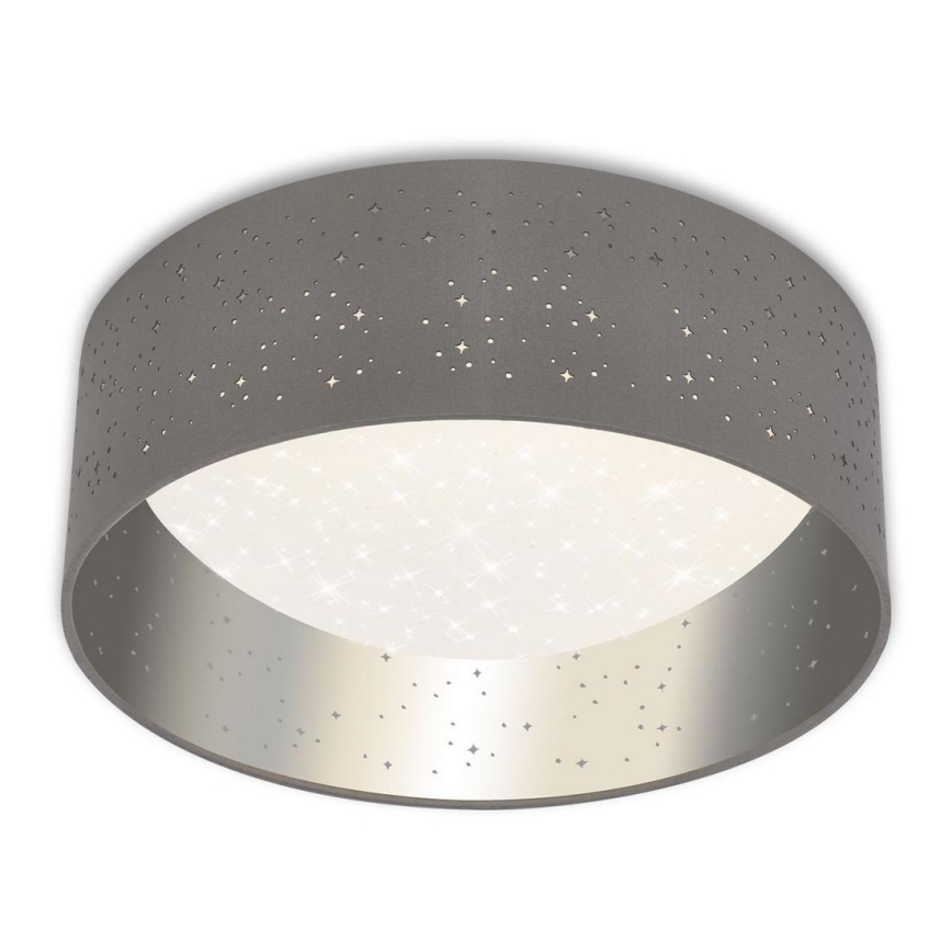 Briloner 3482014 - LED Deckenleuchte MAILA STARRY LED/12W/230V grau/silber