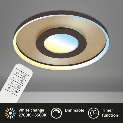 Briloner 3640017 - LED dimmbares Deckenleuchte FRAME LED/25W/230V 2700-6500K + Fernbedienung