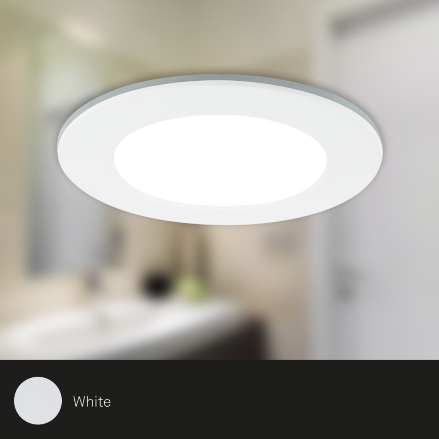 Briloner - SET 3x RGBW LED dimmbare Badezimmer-Einbauleuchte LED/4,8W/230V 3000-6500K IP65 + Fernbedienung