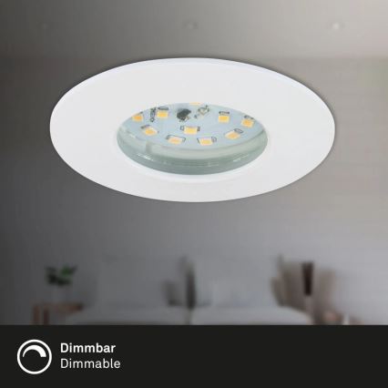 Briloner 6994-036 - 3er-Set LED-Einbauleuchten für Badezimmer, LED/5W/230V, IP44