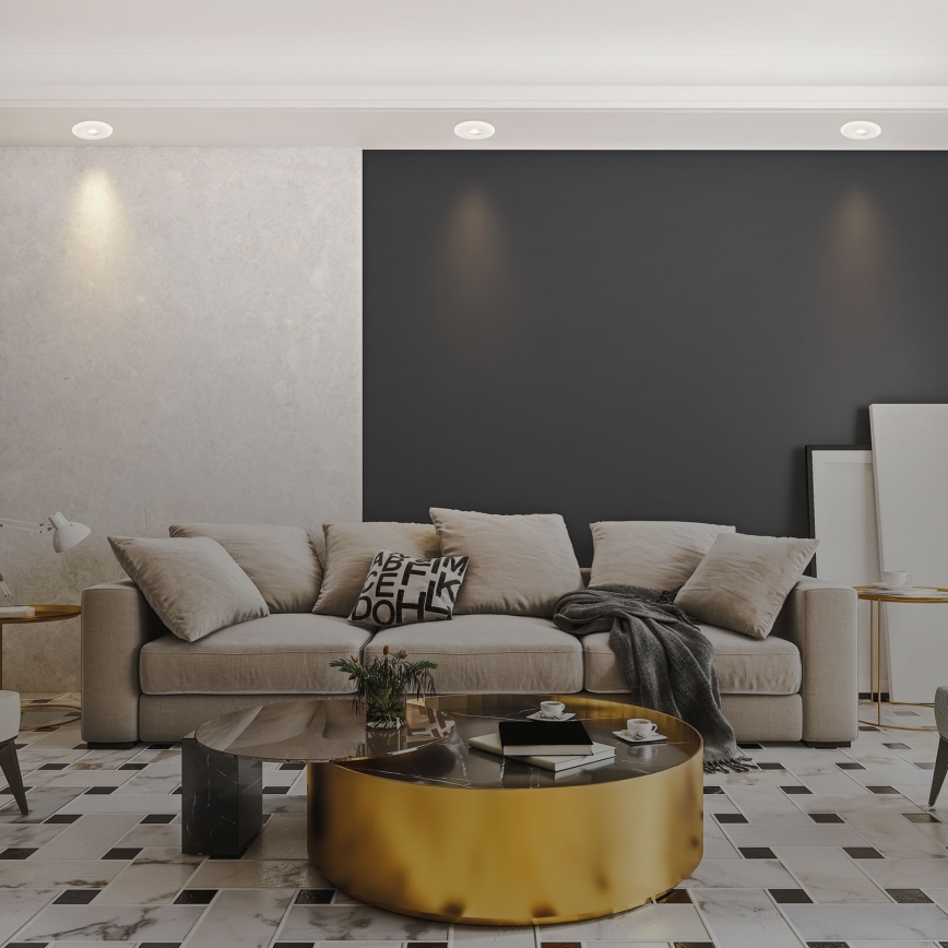 Briloner 7039036 - SET 3x LED Badezimmer-Einbauleuchte 3xLED/5W/230V IP44 weiß