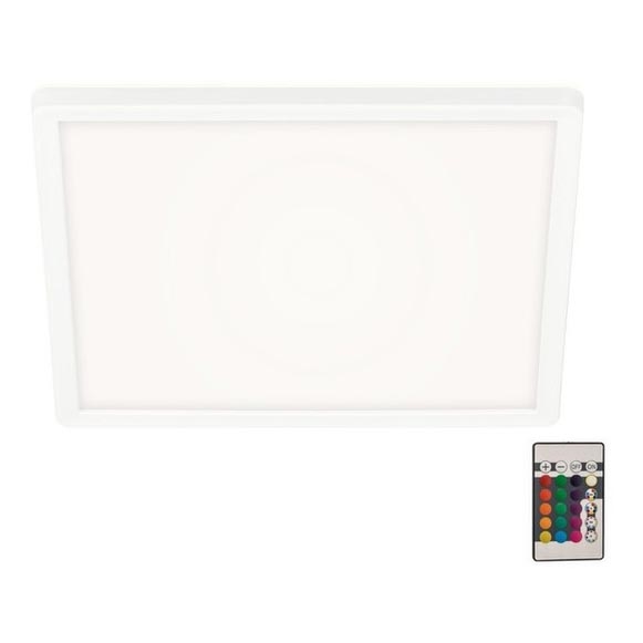 Briloner 7091-416 - LED RGBW dimmbare Deckenleuchte SLIM LED/22W/230V + Fernbedienung