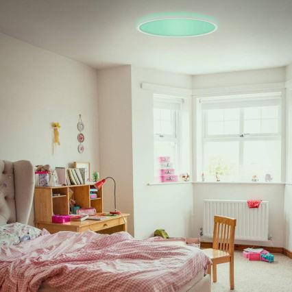 Briloner 7094-416 - LED RGBW dimmbare Deckenleuchte SLIM LED/22W/230V + Fernbedienung