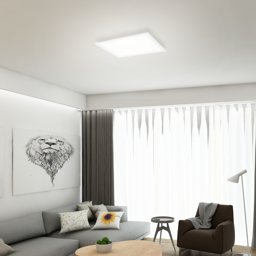 Briloner 7179-016 - LED dimmbare Deckenleuchte PIATTO LED/24W/230V 3000-6500K + Fernbedienung