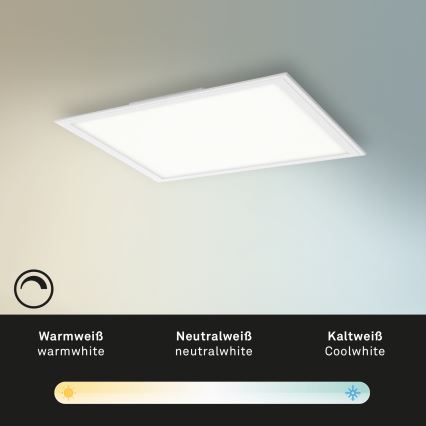 Briloner 7179-016 - LED dimmbare Deckenleuchte PIATTO LED/24W/230V 3000-6500K + Fernbedienung