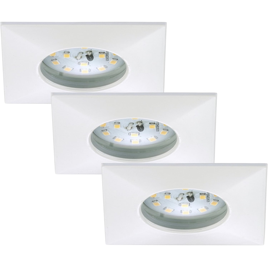 Briloner 7205-036 - SET 3x LED-Einbauleuchte für Badezimmer ATTACH LED/5W/230V IP44 weiß
