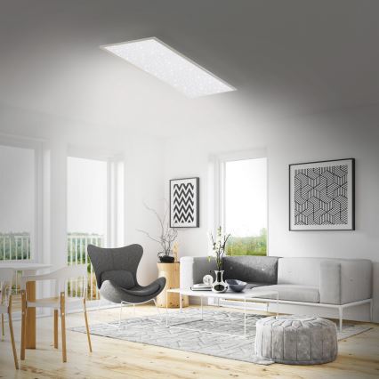 Briloner 7304-016 - Dimmbare LED-Deckenleuchte STARRY SKY LED/36W/230V 3000-6000K + Fernbedienung