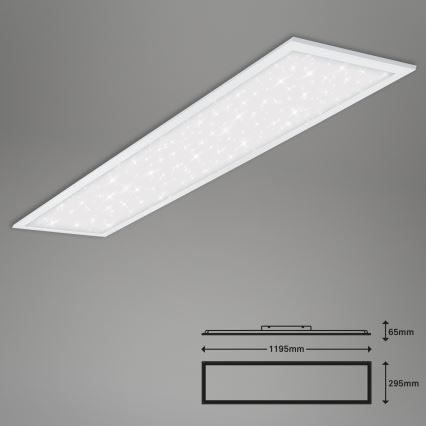 Briloner 7304-016 - Dimmbare LED-Deckenleuchte STARRY SKY LED/36W/230V 3000-6000K + Fernbedienung
