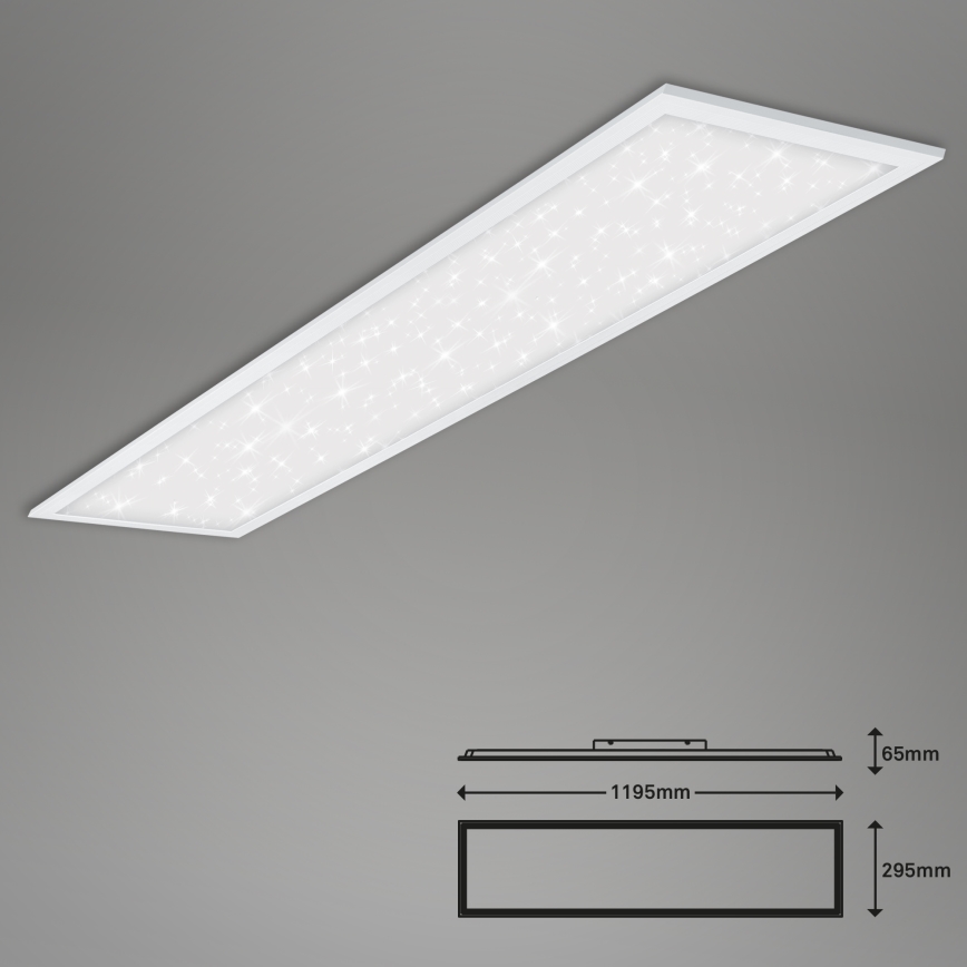 Briloner 7304-016 - Dimmbare LED-Deckenleuchte STARRY SKY LED/36W/230V 3000-6000K + Fernbedienung