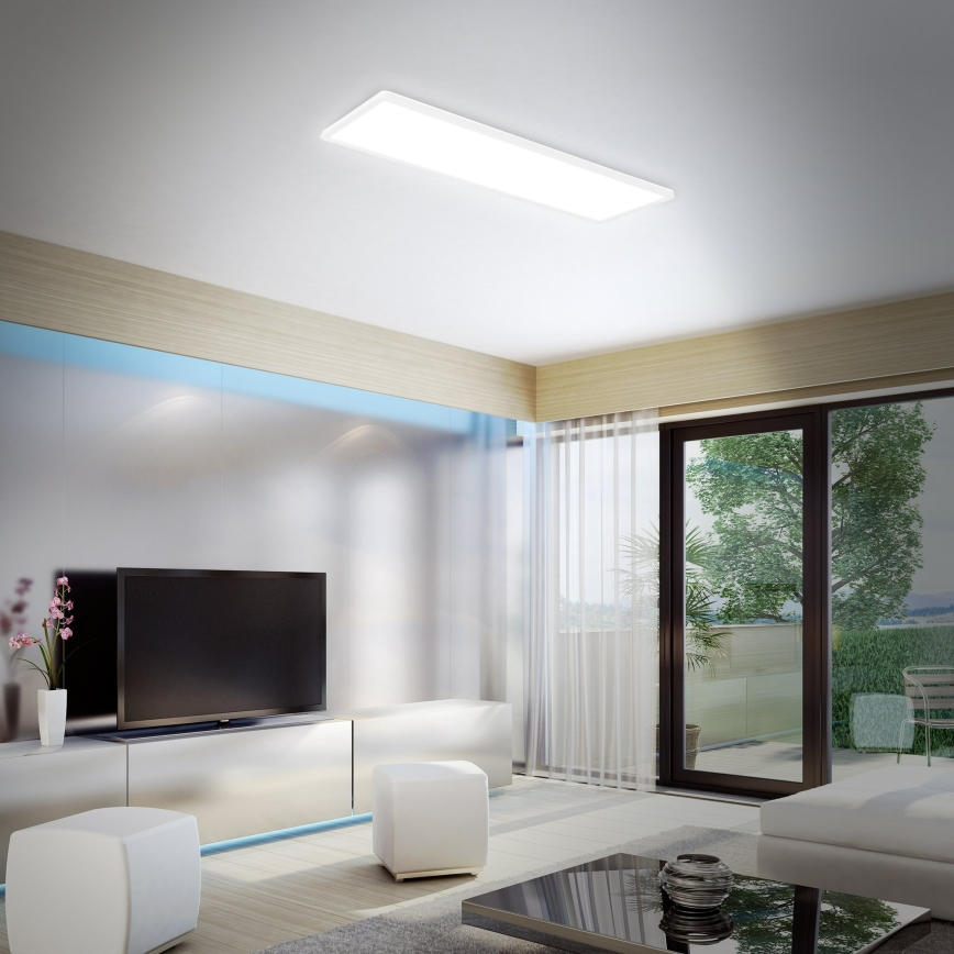 Briloner 7404-016 - RGBW-LED-Aufputzpanel, dimmbar, 22 W, 230 V, 4000 K, inkl. Fernbedienung