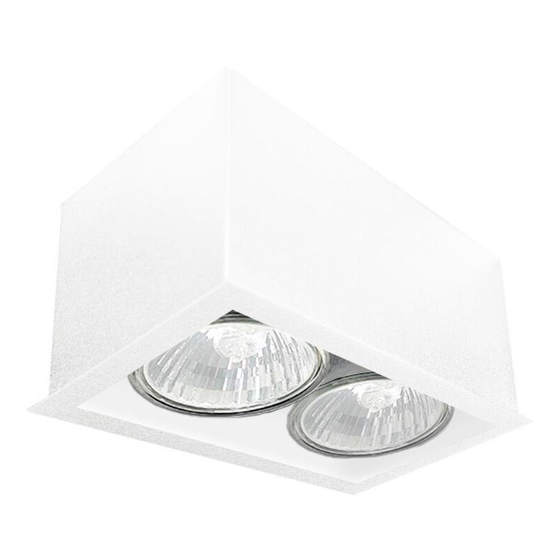 Brosline - Deckenspot 2xGU10/10W/230V weiß