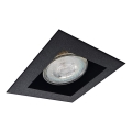 Brosline - Einbauleuchte 1xGU10/10W/230V schwarz