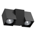 Brosline - Wand-Spot 1xGU10/10W/230V schwarz