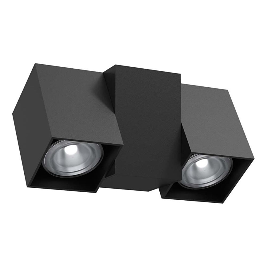 Brosline - Wand-Spot 1xGU10/10W/230V schwarz