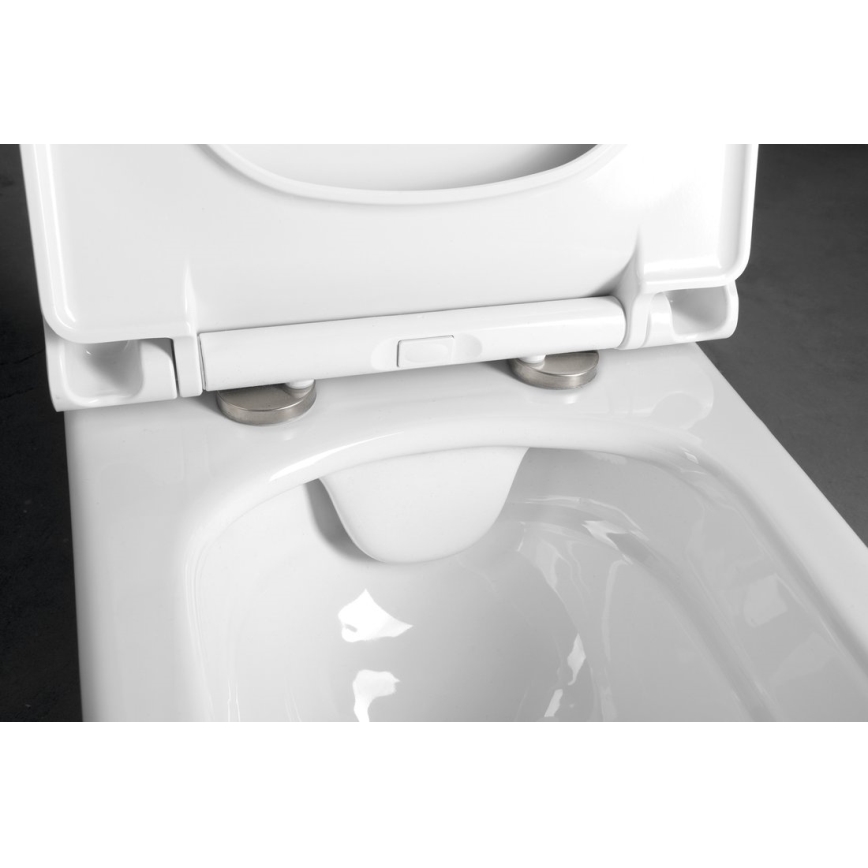 Bruckner - Hängendes WC Rimless WALTER Keramik/Weiß