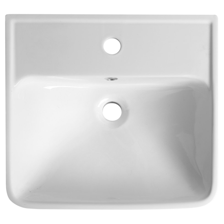 Bruckner - Einbauwaschbecken NEON 50x41,5 cm Keramik/Weiß