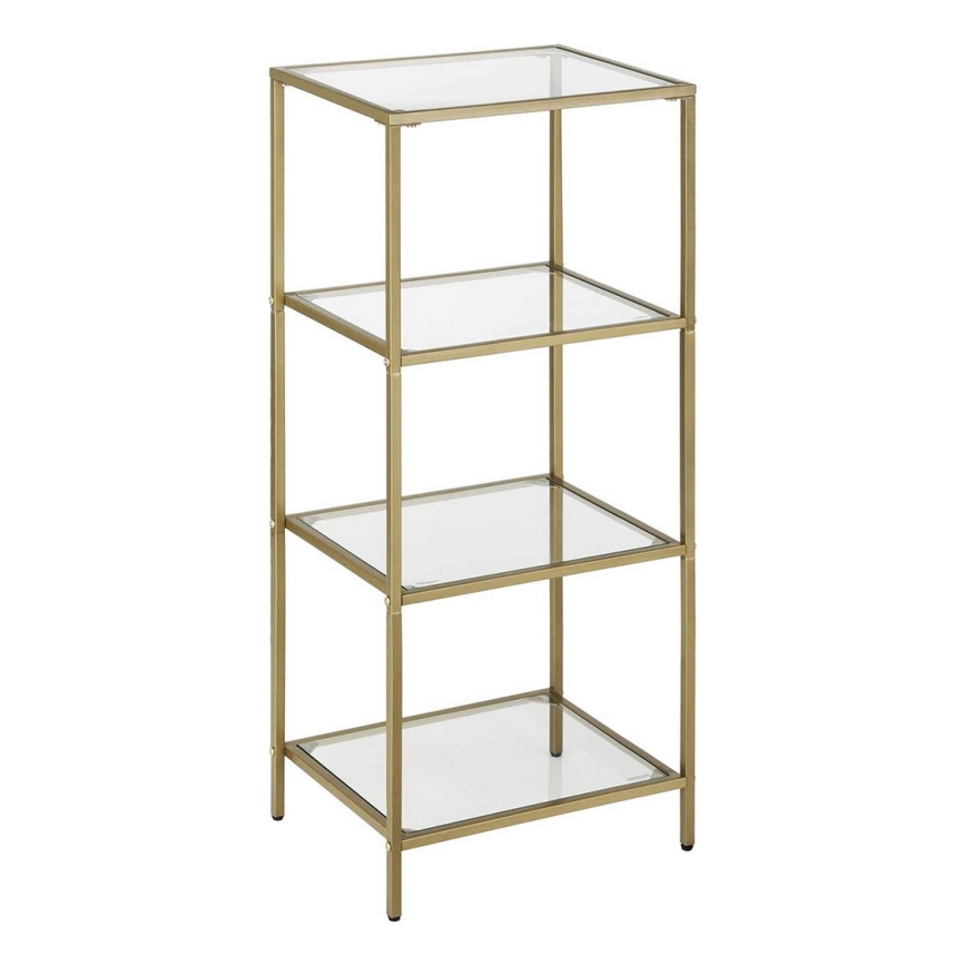 Bücherregal GLASY gold