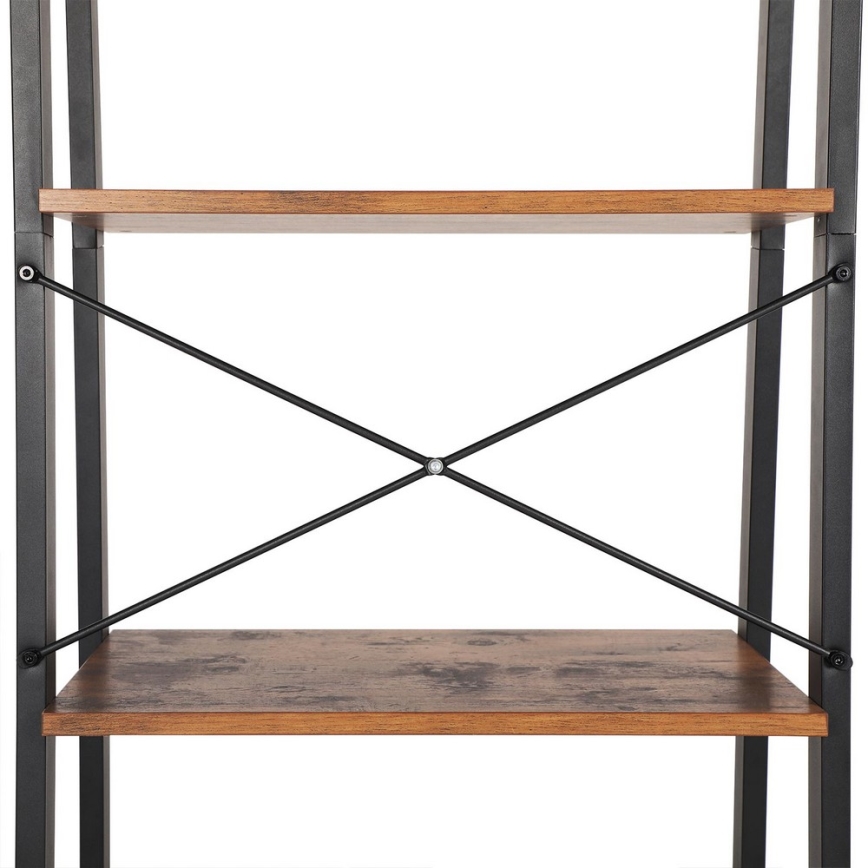Bücherregal NAVARO braun/schwarz