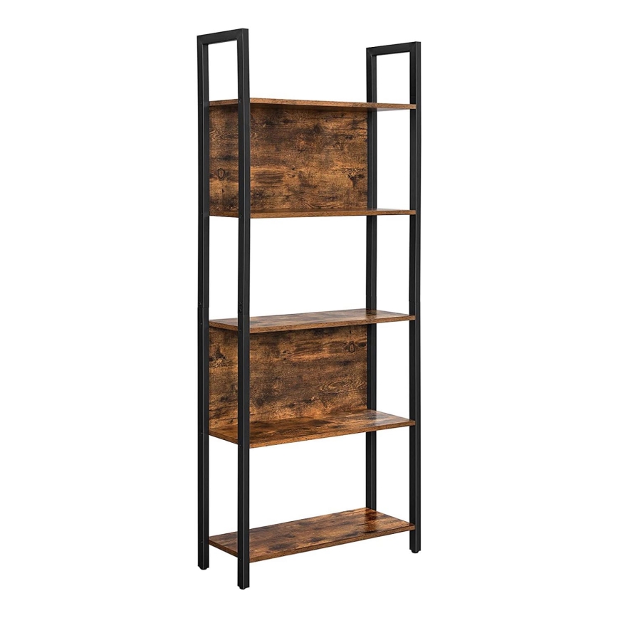 Bücherregal NAVARO braun/schwarz