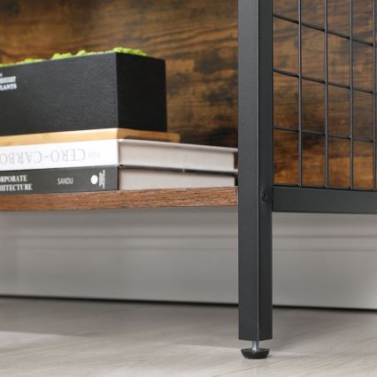 Bücherregal NAVARO braun/schwarz