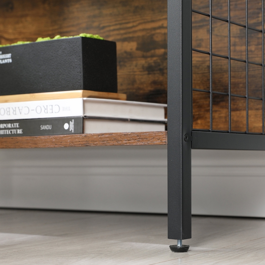 Bücherregal NAVARO braun/schwarz