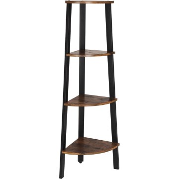 Bücherregal NAVARO, braun/schwarz