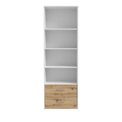 Bücherregal URO Artisan-Eiche/Weiß