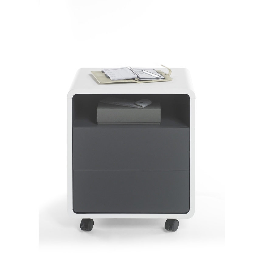 Bürocontainer TEO weiß/anthrazit