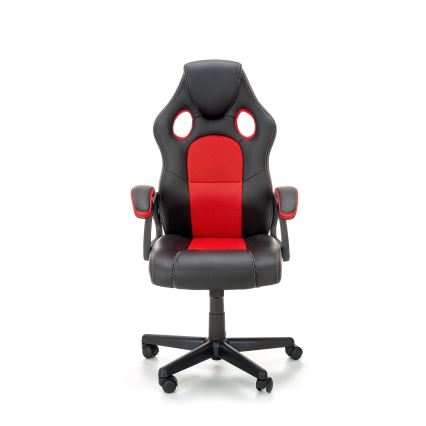 Bürostuhl KENU, schwarz/rot