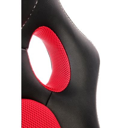 Bürostuhl KENU, schwarz/rot