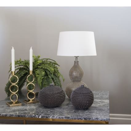 ByRydens - Tischlampe LOFTY 1xE27/5W/230V weiß/silber